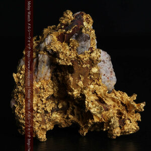 19.66gの石の入り方が綺麗な大きなサイズの自然金・金塊 オーストラリア採掘品・ゴールドナゲット《商品番号G0246》