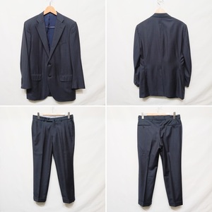 99 TOMORROWLAND Ermenegildo Zegna トゥモローランド エルメネジルドゼニア セットアップ スーツ ネイビー 61-06-14-6107 48