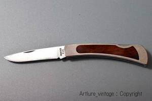 ●稀少VINTAGE KNIFE ,FRONTIER MADE IN USA,P11, IMPERIAL STAINLESS (Y1637-428)CAMPING OUTDOOR FISHING