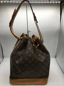 １円【LOUIS VUITTON 】ノエ ショルダーバッグ モノグラム ルイヴィトン ブラウン 巾着型 肩掛け 