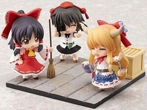 中古トレーディングフィギュア ねんどろいどぷち 東方Projectセット 第一章(博麗霊夢/伊吹萃香/射命丸文) 「東方Project」