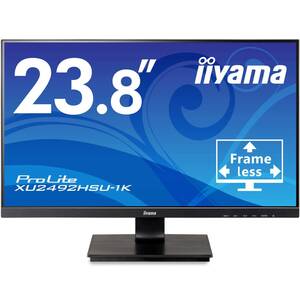 【中古】マウスコンピューター iiyama モニター ディスプレイ 23.8インチ フルHD IPS方式 角度調整 HDMI DisplayPort