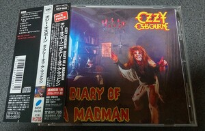 【帯付き】 オジー・オズボーン 2ndアルバム ダイアリー・オブ・ア・マッドマン CD 型番:SICP-8036 OZZY OSBORNE Diary of a Madman 国内盤