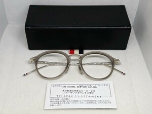 THOM BROWNE メガネ TB-011C 46 トムブラウン サングラス レア トムブラウンの代表フレーム「TB-011」tb-011 size46