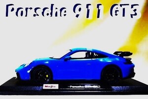 新品マイスト1/18【Maisto】◆Porsche 911 GT3◆ミニカー/ポルシェ/BMW/ランボルギーニ/フェラーリ/アウディ/オートアート/京商/ブラーゴ