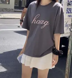 【新品】新作⭐︎韓国ブランドhaag(ヘイグ)  人気Tシャツ