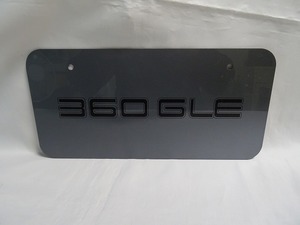 展示車用車種表示板 Volvo　360 GLE　グレー ボルボ