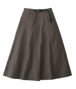 GRAMICCIグラミチ LINEN FOLSOM SKIRT リネン フォルサム スカート Brown茶ブラウン#L 新品未使用 送料込 マーメイド フレア コットン