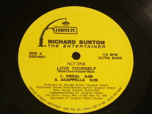 Richard Burton/Love Yourself/USA盤/GSR-0001/ 試聴検査済み