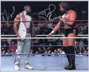 テッド・デビアス、バージル 17 LEAF WRESTLING SIGNED 8x10 直筆サイン写真 元WWE