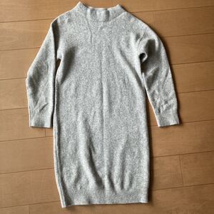 ★ユニクロ UNIQLO ニットワンピース グレー★