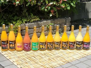 みかんジュース 13種類 720ml×6本 愛媛 宇和島 吉田産 旬の果実絞り 送料込み 無添加/無加水