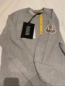 【新品タグ付】MONCLER モンクレール トレーナー グレー Sサイズ