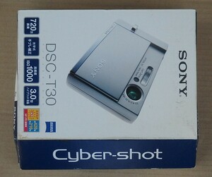 ★展示未使用品 新品同様 SONY Cyber-shot ソニー サイバーショット DSC-T30 デジタルカメラ 色：シルバー★