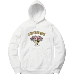 Supreme Centerpiece Hooded Sweatshirt　WHITE　M　シュプリーム　パーカー