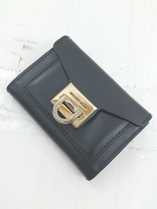 ◇ MICHAEL KORS マイケルコース コインケース カードケース ミニ 財布 ウォレット ブラック レディース E