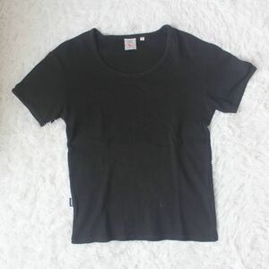 AVIREX 黒 サーマルTシャツ 半袖Tシャツ S