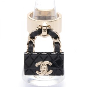 シャネル ココマーク マトラッセ ブランドオフ CHANEL GP（ゴールドメッキ） リング・指輪 GP/プラスチック 中古 レディース