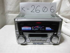 K-2606　ADDZEST　アゼスト　ADZ525　2Dサイズ　CD&カセットデッキ　故障品