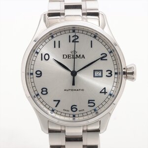 ■ 1円 ～ 中古品 参定約20.3万■ DELMA デルマ ■ パイオニア 41701.570.6.062 ■箱付 シルバー ブルー 自動巻き 機械式 メンズ SW200