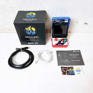 229＊中古 SNK NEOGEO mini ネオジオ ミニ 本体のみ FM1J2X1800 ネオジオ 40周年記念 40タイトル収録 ゲーム機 箱付属 動作確認済み＊