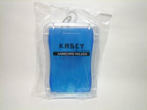 ★。　KASEY　NAMECARD HOLDER　カードケース　( ブルー )　▲〇