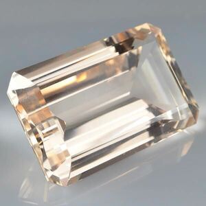 ★特大★ 美しい天然シャンパンカラートパーズルース104.803ct ソーティング付き★エメラルドカット★100ctアップ★美品★展示品★