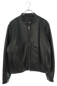 クロムハーツ Chrome Hearts RACING2/レーシング2 サイズ:S クロスパッチカスタムシングルライダースレザージャケット 中古 SS07