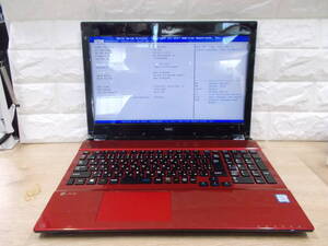 K157 NEC LAVIE NS700/G i7-7500U メモリ/8GB ストレージ/無 BIOS確認