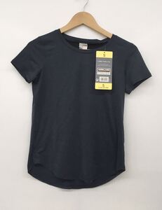 新品■KS カークランド レディース 半袖 アクティブTシャツ カスタムフィット S ネイビー ヨガ ジム ジョギング