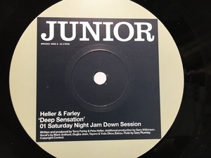 HELLER & FARLEY DEEP SENSATION 12inch JUNIOR BOYS OWN