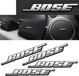 BOSEスピーカーエンブレムカーステッカー 4 枚