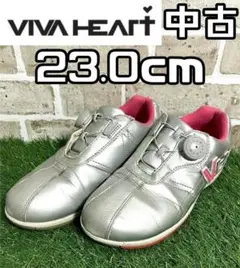 中古 ビバハート VIVA HEART レディース ゴルフシューズ 23.0cm