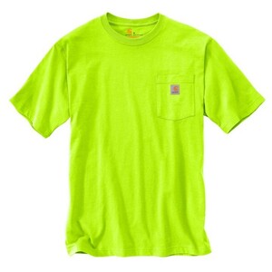 カーハート K87 ポケット Tシャツ　ライム　M　●新品＊新色 Carhartt