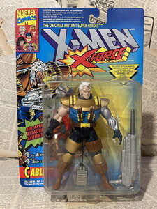 ☆1990年代/Xメン/エックスメン/アクションフィギュア/即決ビンテージTOYBIZ/X-Men/Action Figure(Cable/MOC) MA-369