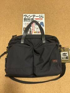 フィルソン/美品/タグ付/ドライデンブリーフケース/ダークネイビー/黒/FILSON/品番20049878/ビジネスバッグ/2way/完売品/フルカウント