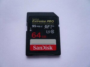 SanDisk　Extreme PRO　SDカード　64GB