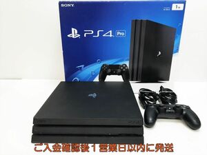 【1円】PS4Pro 本体 セット 1TB ブラック SONY PlayStation4 CUH-7000B 初期化/動作確認済 プレステ4 FW11.02 M02-268yk/G4