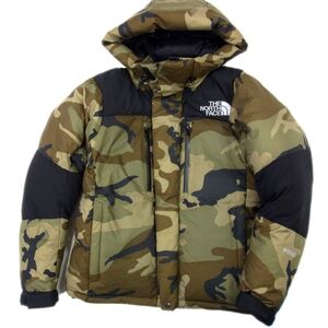 美品●THE NORTH FACE ノースフェイス ND91951 20AW ノベルティ バルトロ ライト ダウン ジャケット ゴアテックス メンズ カモフラ 正規品