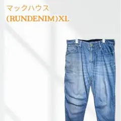 マックハウス〛RUNDENIM〛・デニムパンツ ・XL ・ソフトデニム