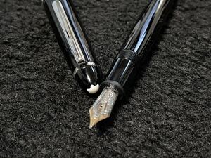 MONTBLANC モンブラン 万年筆 マイスターシュテュック プラチナライン ル・グラン P146 ブラック 