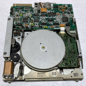 【JUNK】X68000(初代機)内蔵 5.25inchフロッピーディスクドライブ(故障品・部品取用) 1台【送料無料】