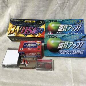 C611 ビデオテープ VHS Hi8 FUJIFILM TDK SONY Panasonic MASTER XD 120分 60分