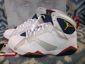 NIKE AIR JORDAN 7 RETRO 32cm US14 新品未使用 1992年 Barcelona olympic model NBA エア ジョーダン Ⅶ ７ バルセロナ オリンピック