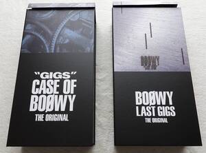 CD BOOWY THE ORIGINAL GIGS CASE OF BOOWY & LAST GIGS 完全限定盤セットで