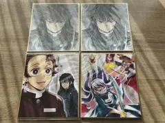 鬼滅の刃 時透無一郎 全集中展 作画スタッフ全集中複製ミニ色紙 4枚 まとめ売り