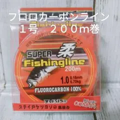 ☀初売り特価☀１号フロロカーボンライン２００ｍ　お買い得フロロライン