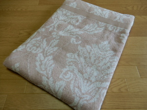 ☆日本製 ジャカード織り タオルケット 消臭抗菌加工 ピンク