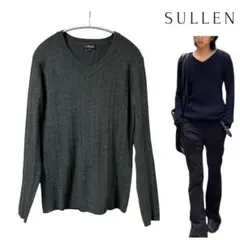 【sullen】90s Vintage Ribline Vneck Knit