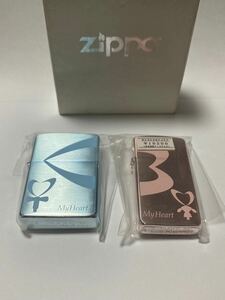 【新品】ZIPPO　My Heart 　オイルライター　２点セット！！ペア　スリム